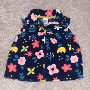 Carter’s Floral Fleece Vest